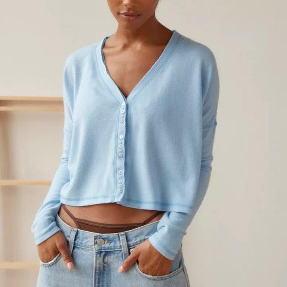 Out From Under BouncePlush Chloe Button-Up Top - Picture 1 of 4